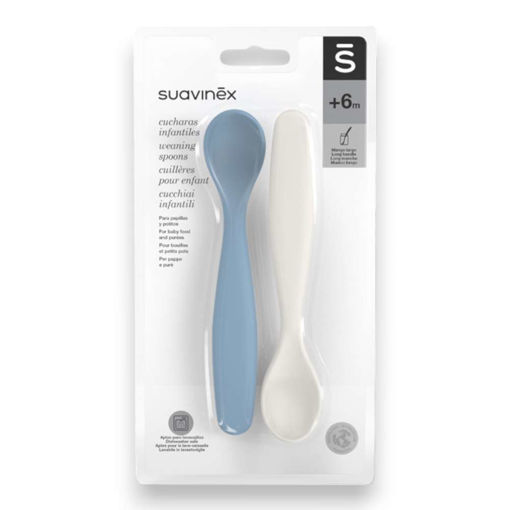 Picture of SUAVINEX SPOONS BLUE/GREY - 2 PACK